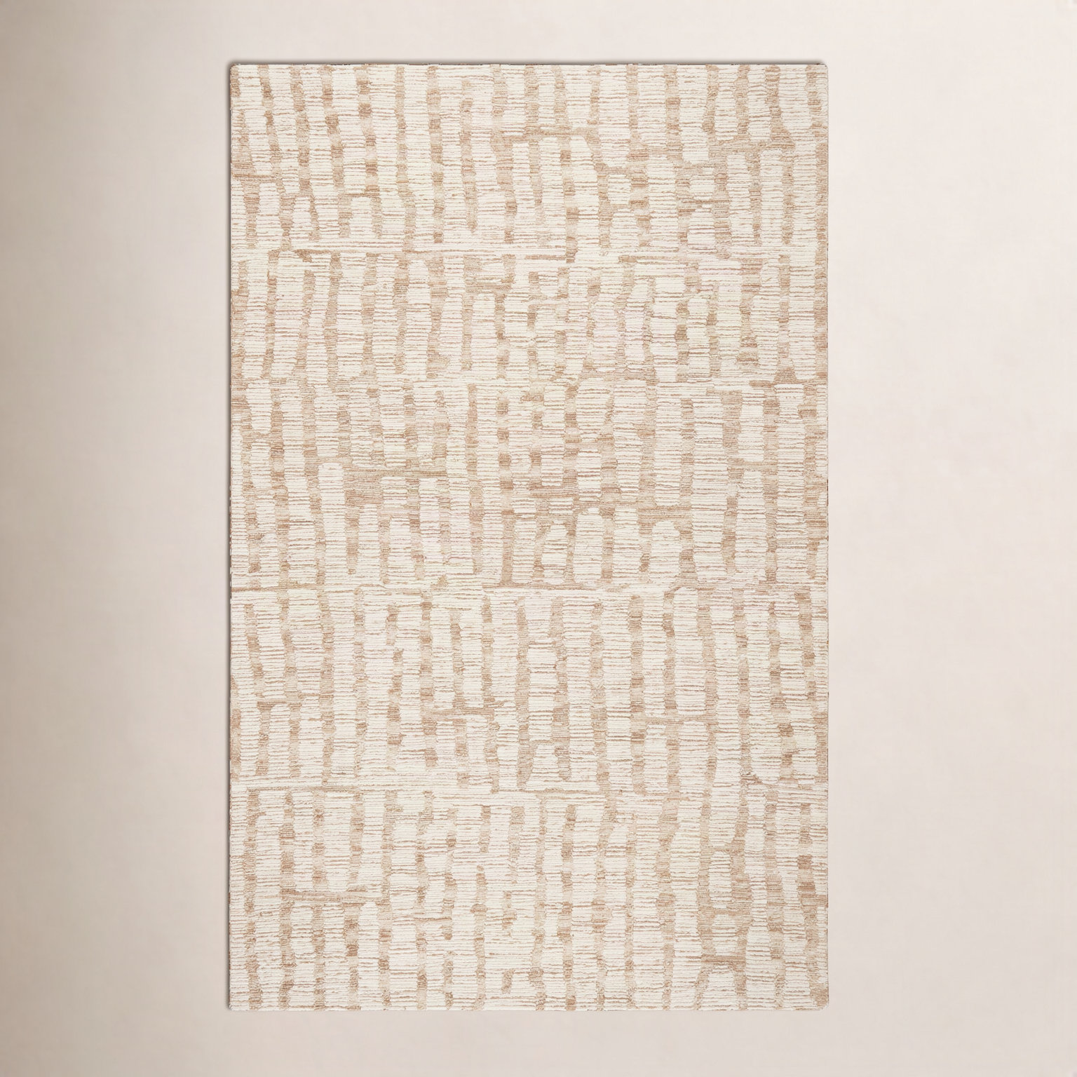 Noella Static Hand-Tufted Abstract Rug, Rectangle 9' x 12'