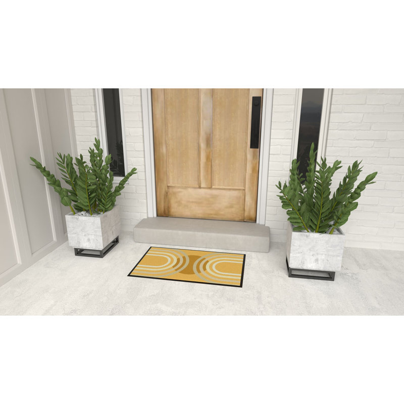 Rugs America Lianna Double Trouble LO90A 20"x31.5" Door and Kitchen Mat