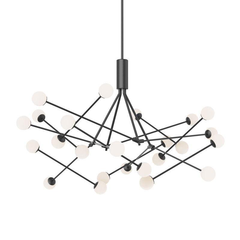 Lustre linéaire moderne à 23 lumières Moto Spoutnik