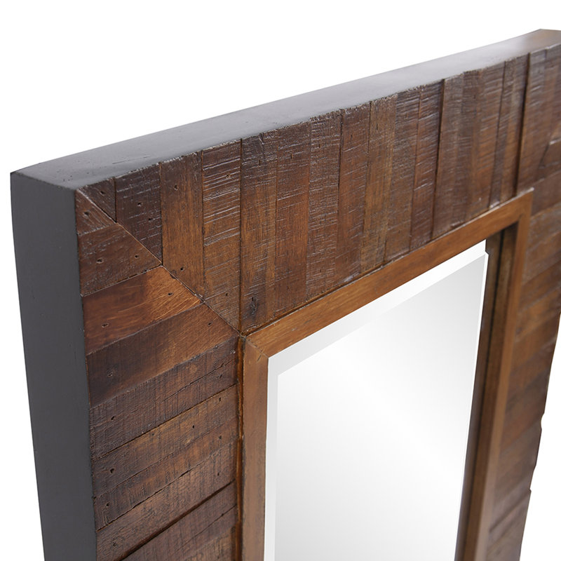 Adnopoz Solid Wood Rectangle Mirror