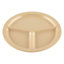 Assiettes divisées en mélamine à 3 compartiments, 10 po, (ensemble de 12)