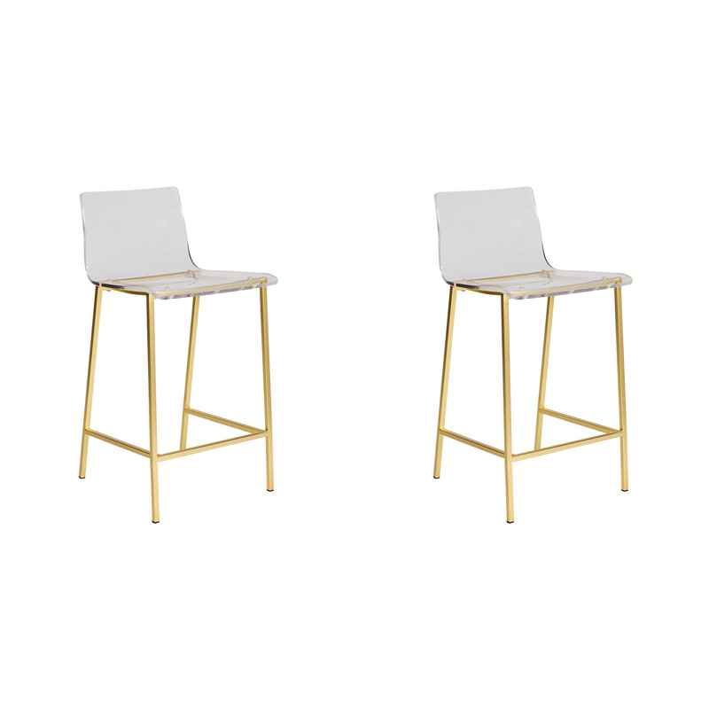 Tabouret de comptoir 26 po Houpt, Doré