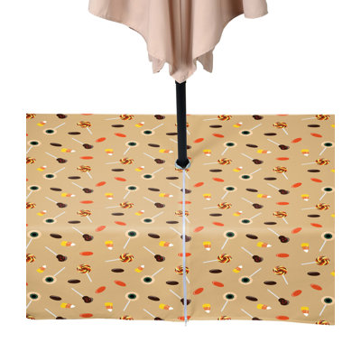 Smartt Geometric Halloween Tablecloth