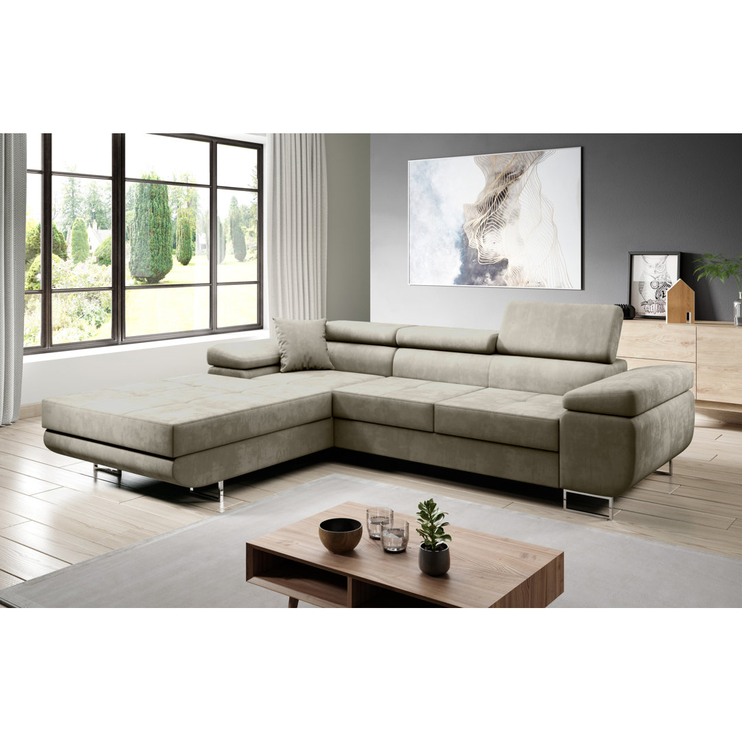 Ecksofa Aishlin mit Bettfunktion