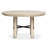 Extendable Round Dining Table With 2 Side Chairs And 2 Host Chairs-1500463534