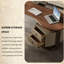 Bureau ovale moderne en placage de noyer de luxe moderne-1207913005