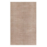 Vintage Distressed Rug, Pink & Beige With Diamond Geometric Pattern – Rug & Kilim