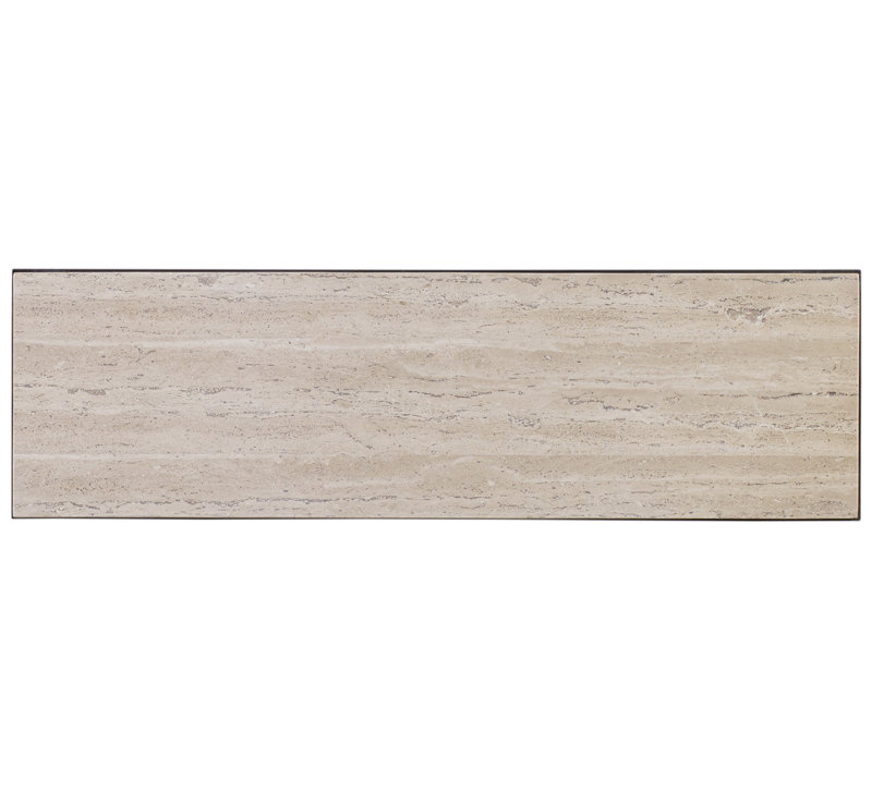 Occasional Stone Top Console Table, 40" H x 40" W x 12" D