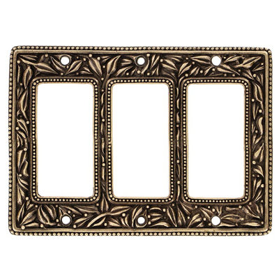San Michele 3-Gang Rocker Combination Wall Plate