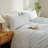LIFETOWN Striped Duvet Cover Set,3 Pcs Breathable Durable 100% Washed Cotton Comforter Cover for All Seasons, Chic Linen Like Textured Bedding Set.-121605911-114652704