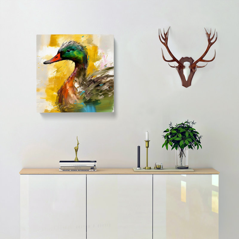 Duck Gestural No.4 - No Frame Print