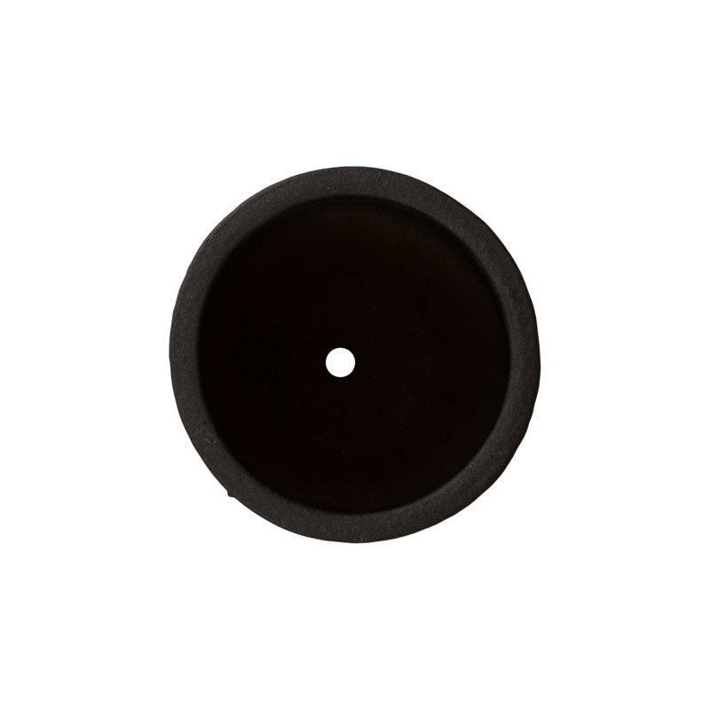 Jardinière Notch, noir mat, H 14 po x l 10 po x P 10 po
