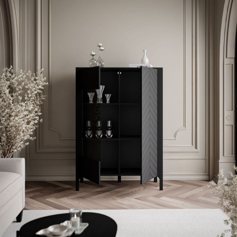 Display Cabinet, Black