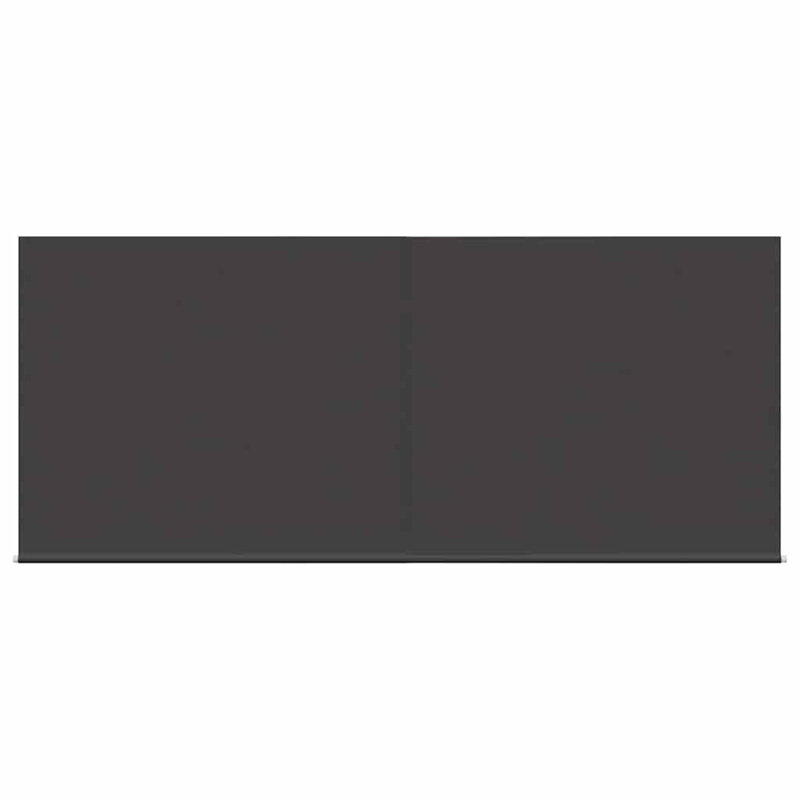 VidaXL Retractable Patio Awning, 165cm H x 300cm W x 200cm D, Anthracite/White