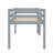Twin Raised Loft Bed With Ladder-61052258