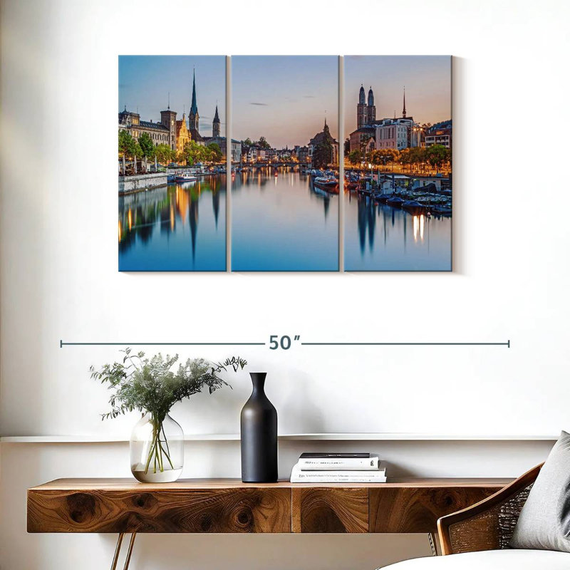 Sebbie Limmat River, 24" H x 38" W