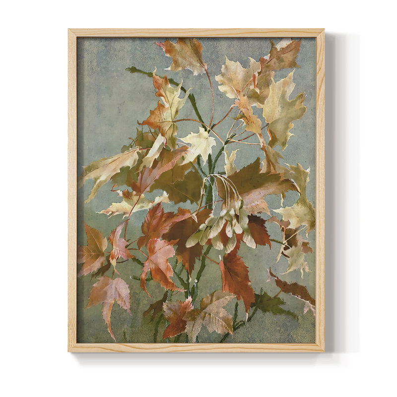 «Autumn antique II», reproduction encadrée - bois massif