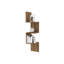 Tablette murale moderne, couleur noyer, 9,8 po x 41,5 po x 9,8 po | 100% panneau de particules enduit de mélamine, épaisseur: 0,7 pouce | Nombreuses tablettes pour un rangement supplémentaire, conception murale, parfaite pour l'organisation à la maison ou au bureau