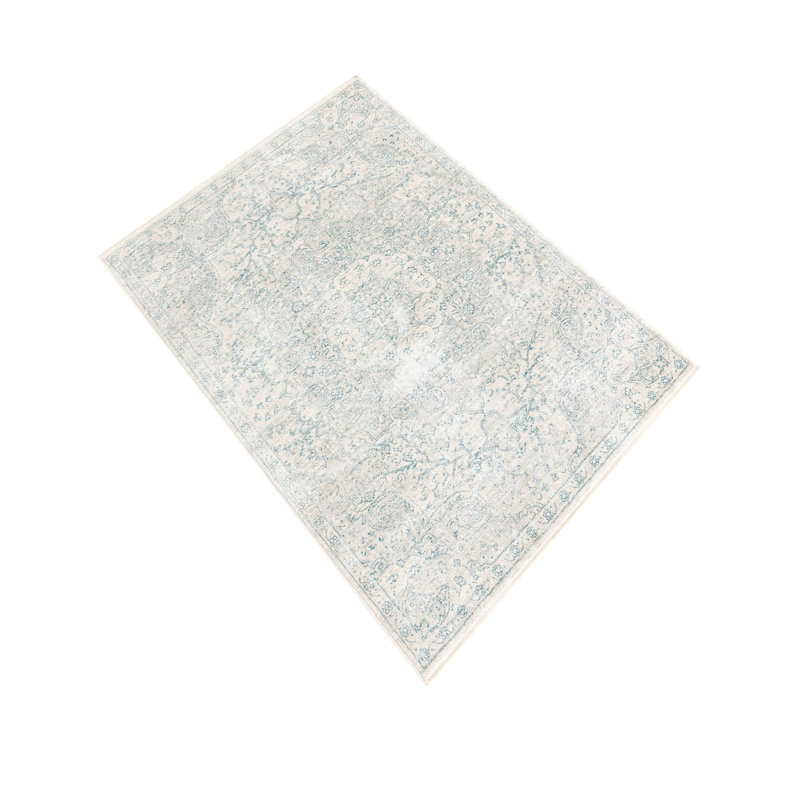 Tapis oriental gris / ivoire Kaleigh, Rectangle 2 pi x 3 pi 1 po