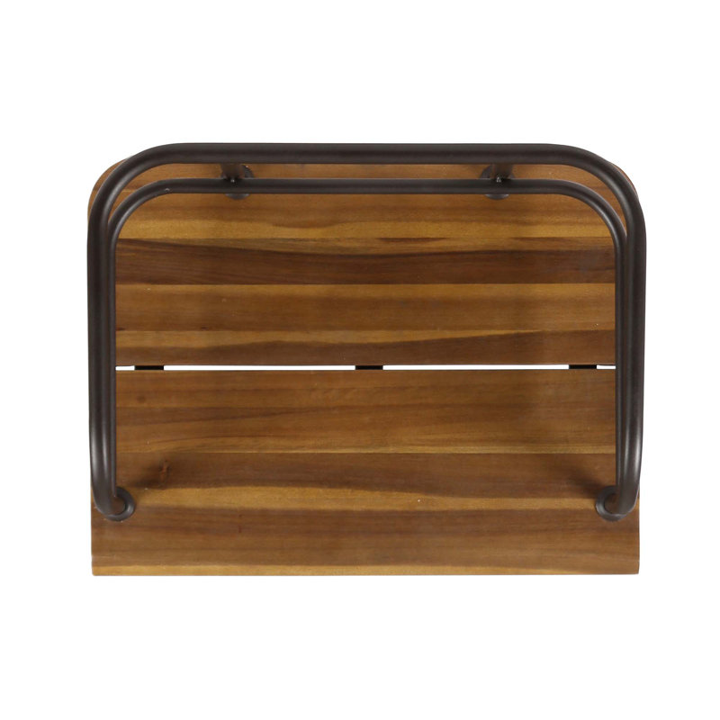 Chaise en bois industriel et métal Zion (ensemble de 2)
