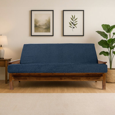 Memory Foam Futon Mattress, Washable Removable Cover, Heavy - Duty Zipper, Foldable, Guest Suites, Small Apartments, Full Size Areas,