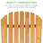 Capallia Folding Adirondack Chair Outdoor, Wooden Accent Lounge Furniture w/ 350lb Capacity-81615208