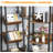 Bookcases And Bookshelves Triple Wide 4-tier Large Open Bookshelf, Ladder Bookshelves With 4 Doors For Living Room Bedroom Home Office-774371672