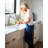 Austen Crisp White Fireclay Single Bowl Farmhouse Apron Front Undermount Kitchen Sink-92476259-132363591-132363594