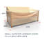 Housse pour causeuse de patio en plein air Ivan-126343158