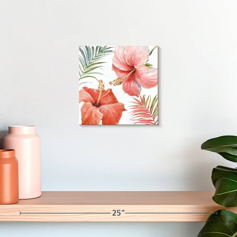 Harnek tropical rosé III, H 10 po x l 10 po