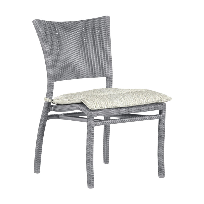 Chaise d'appoint d'extérieur Skye N-Dura, Huître, Pas de soudure, Blanc naturel Avila