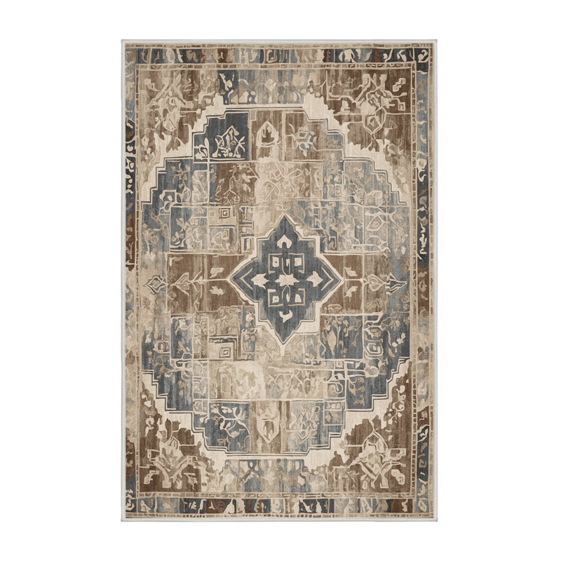 Tapis brodé Memories, Rectangulaire 2 pi x 3 pi