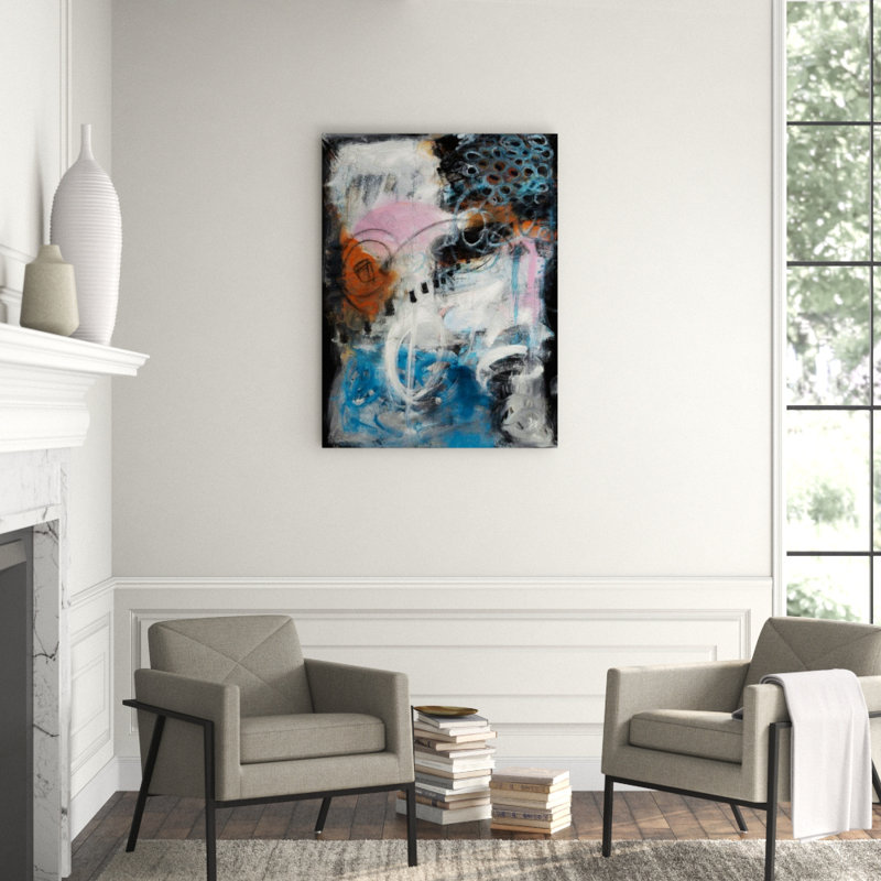 Outrageous Painting by Ann Golumbuk, Image Brush Gel, 48" H x 36" W x 1.5" D