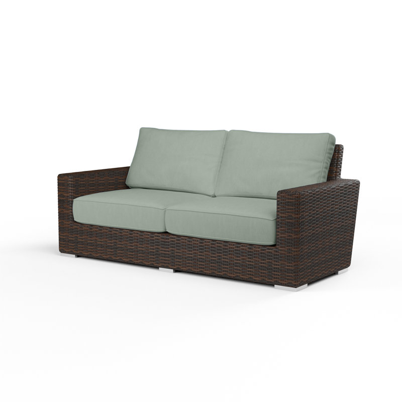Causeuse Parris avec coussins Sunbrella®, Toile granit Sunbrella®