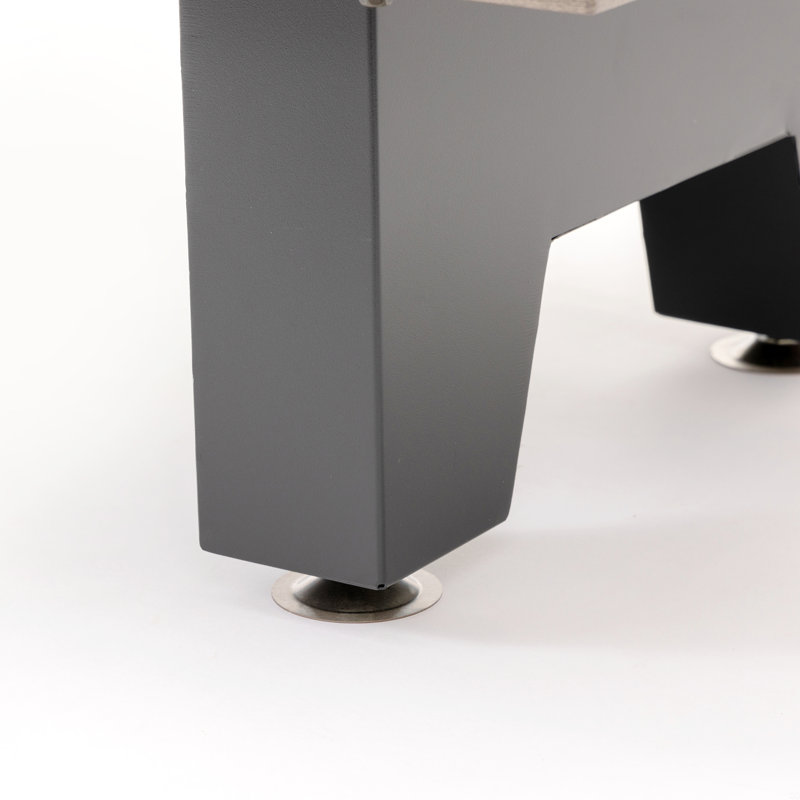 Foyer de table 42 po en fer, Gris foncé, Combustion du bois
