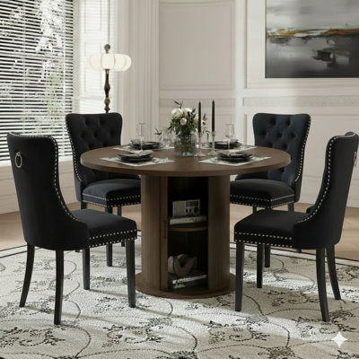 Ensemble de table de salle à manger 5 pièces pour 4 à 6 personnes