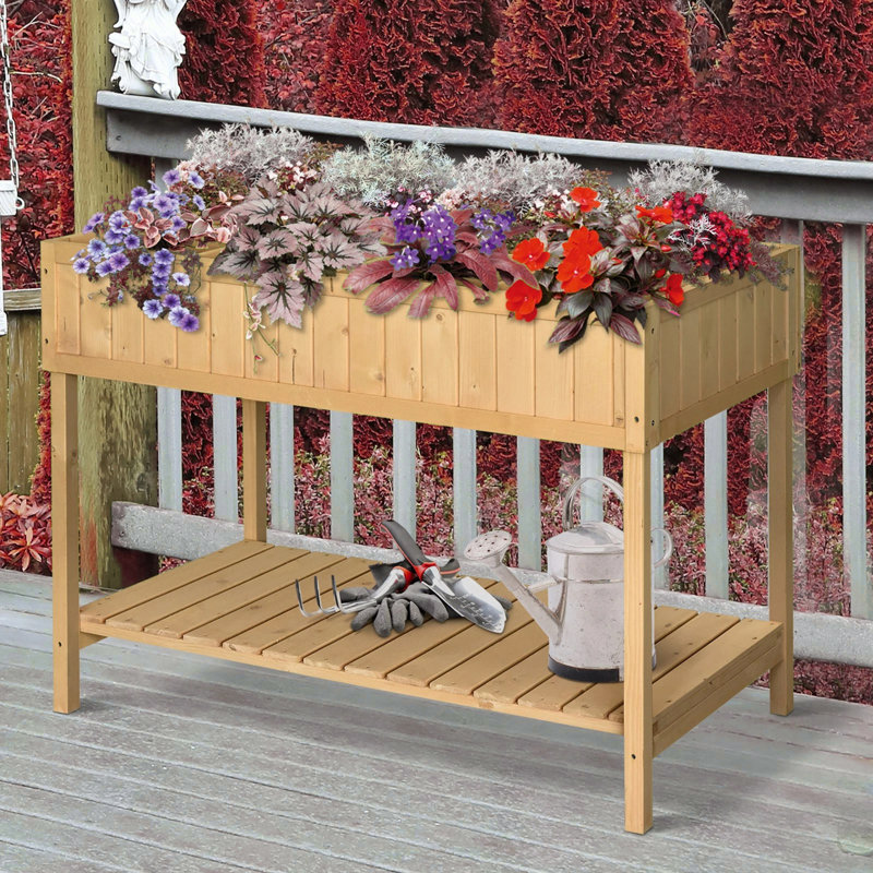 Aalieyah Wood Planter Box