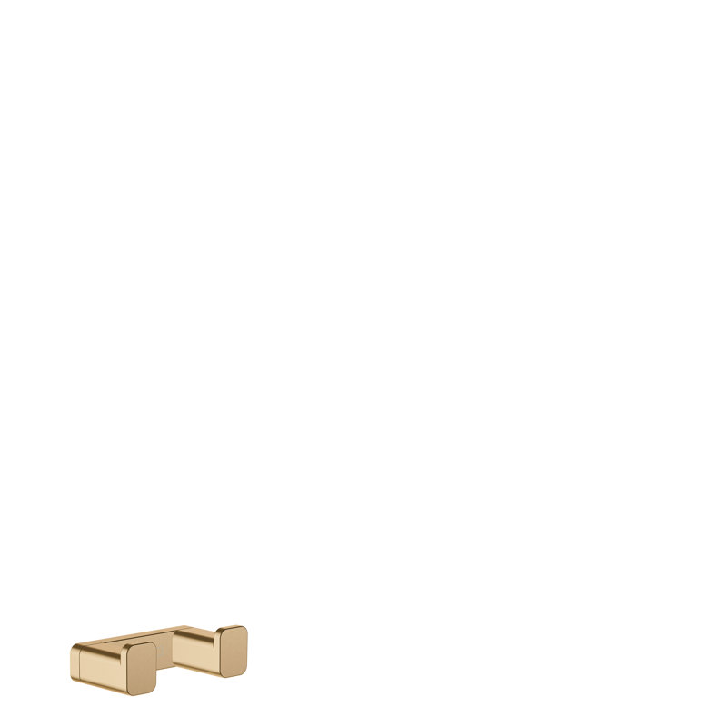 Hansgrohe AddStoris Double Hook, Brushed Bronze
