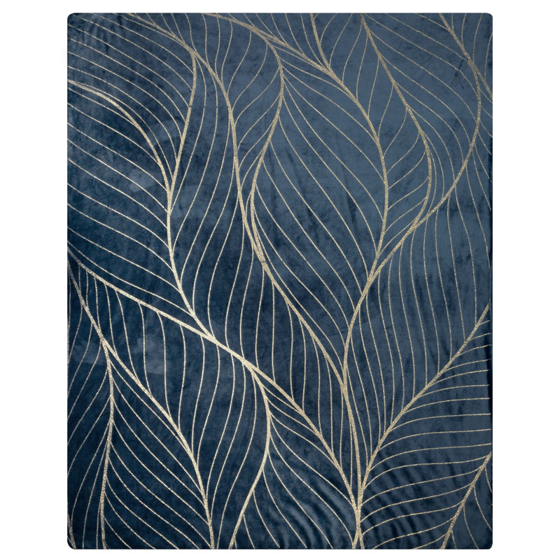 Throw Blanket, Navy Blue