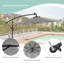 Parasol en porte-à-faux 10 pi Asyra-2099340924