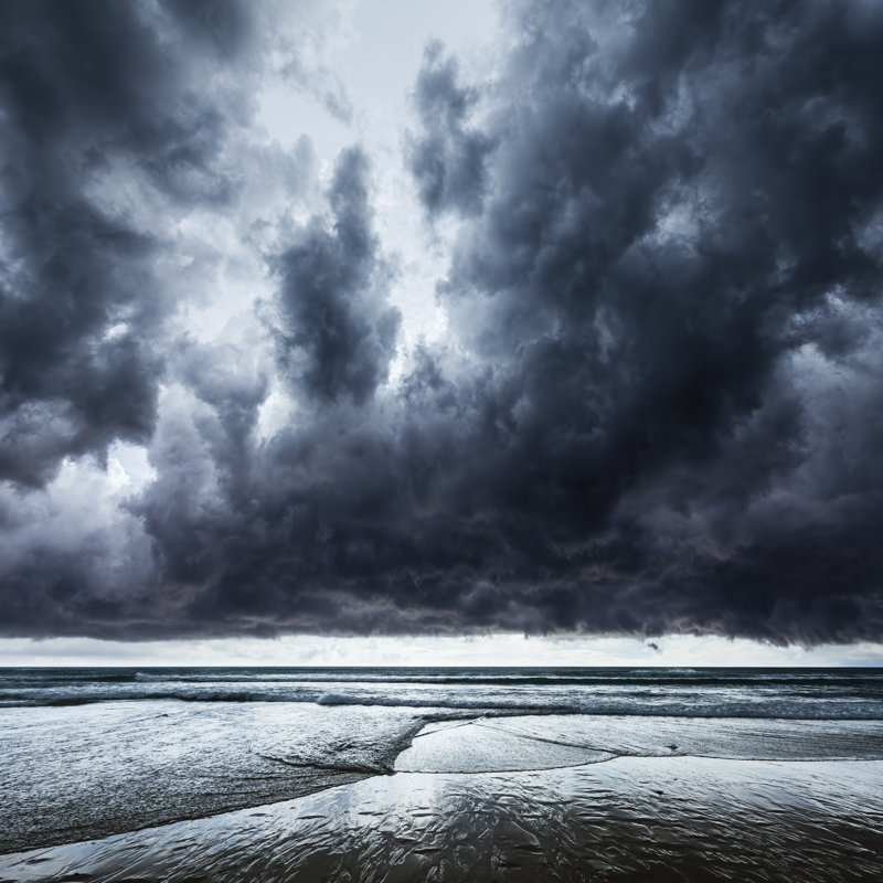 Let It Storm - Wrapped Canvas Print, 30cm H x 30cm W x 3.8cm D