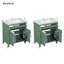 Ensemble de meuble-lavabo moderne avec double meuble-lavabo, double lavabo en céramique, tablette, portes et tiroir-74935258