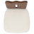 Upholstered Boucle Counter Stool with Solid Wood Frame-682334618