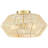 Nekoosa Rattan Semi Flush Mount