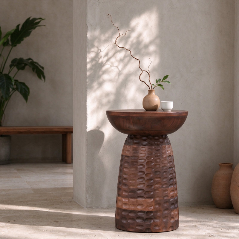 Solid Wood End Table