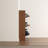  Solid Wood Flip‑Top Side Table, Narrow Storage End Table with Adjustable Compartments & Anti‑Tip Frame-803874205