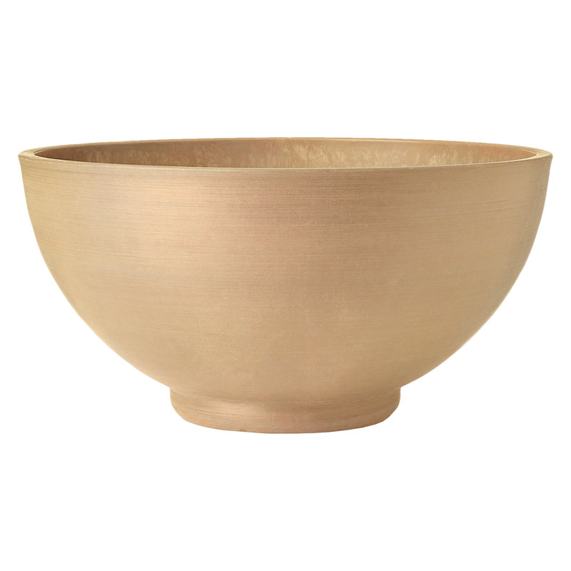 Pot à fleurs Myrie, H 8 po x l 16 po x P 16 po, Beige