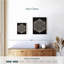 Impression sur toile noir et blanc Mandala-1381979268