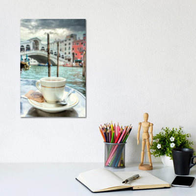 Caffe Rialto Bridge I by Alan Blaustein - Wrapped Canvas Painting