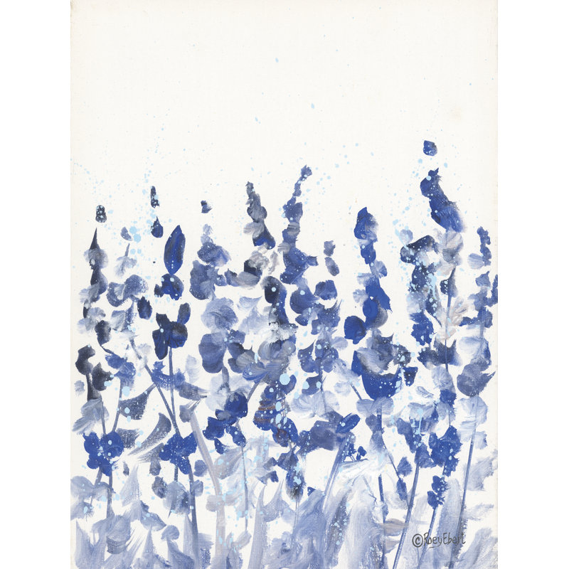 Blooming Blues par Roey Ebert, H 30 po x l 20 po x P 1,25 po